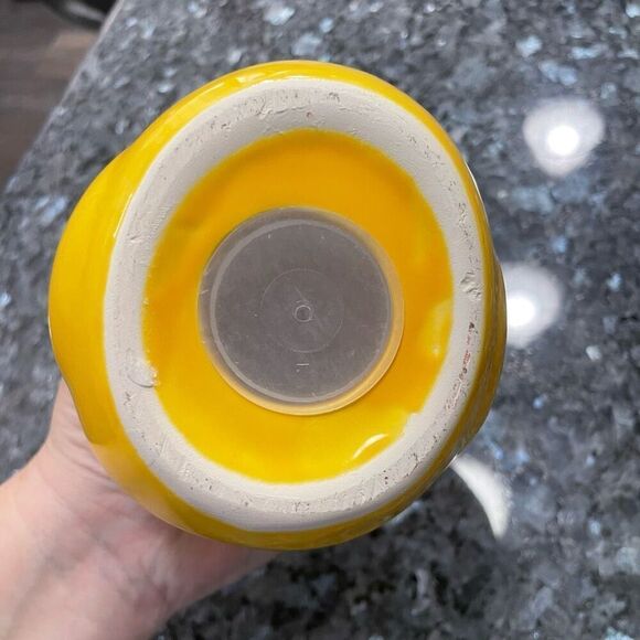 Vintage Yellow Rubber Duck Ceramic Coin Bank – 5” Tall - Picture 7 of 8